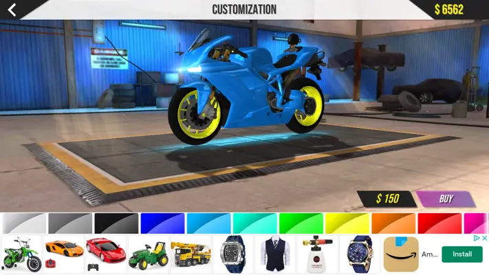 Motorcycle Real Simulator android App screenshot 9