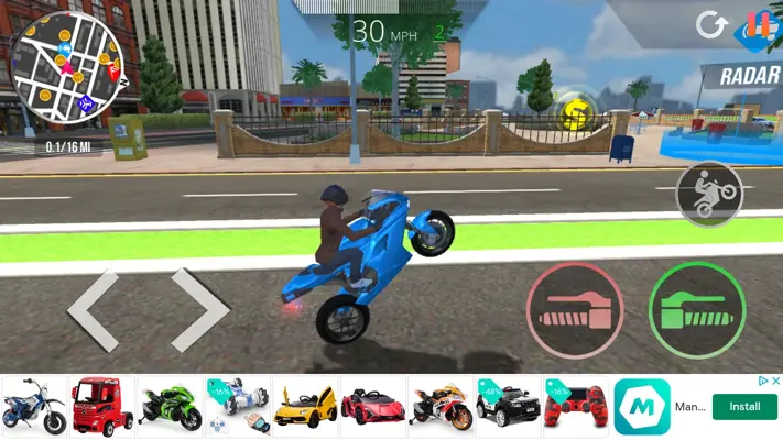 Motorcycle Real Simulator android App screenshot 2