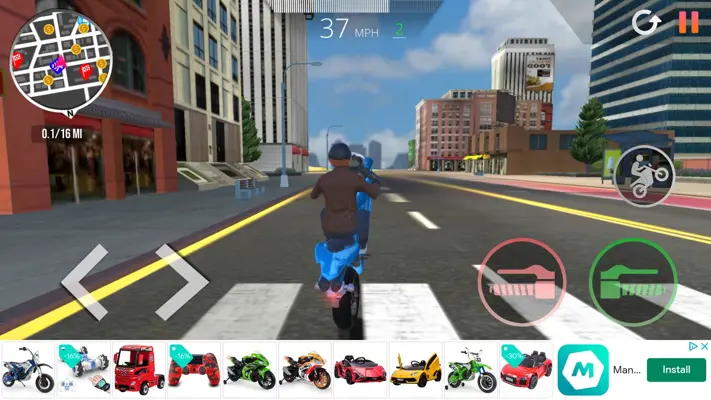 Motorcycle Real Simulator android App screenshot 4