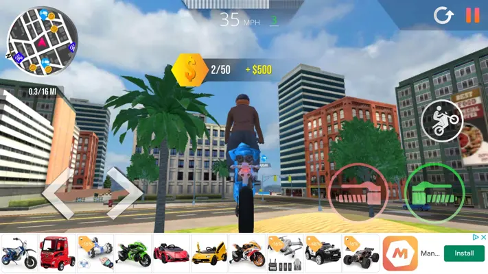 Motorcycle Real Simulator android App screenshot 5