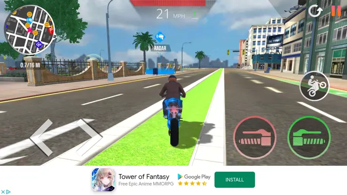 Motorcycle Real Simulator android App screenshot 7